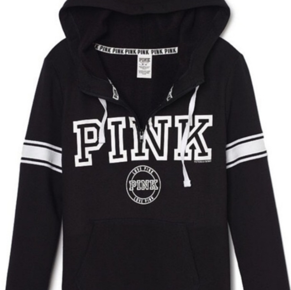 PINK Victoria’s Secret Quarter-Zip Pullover